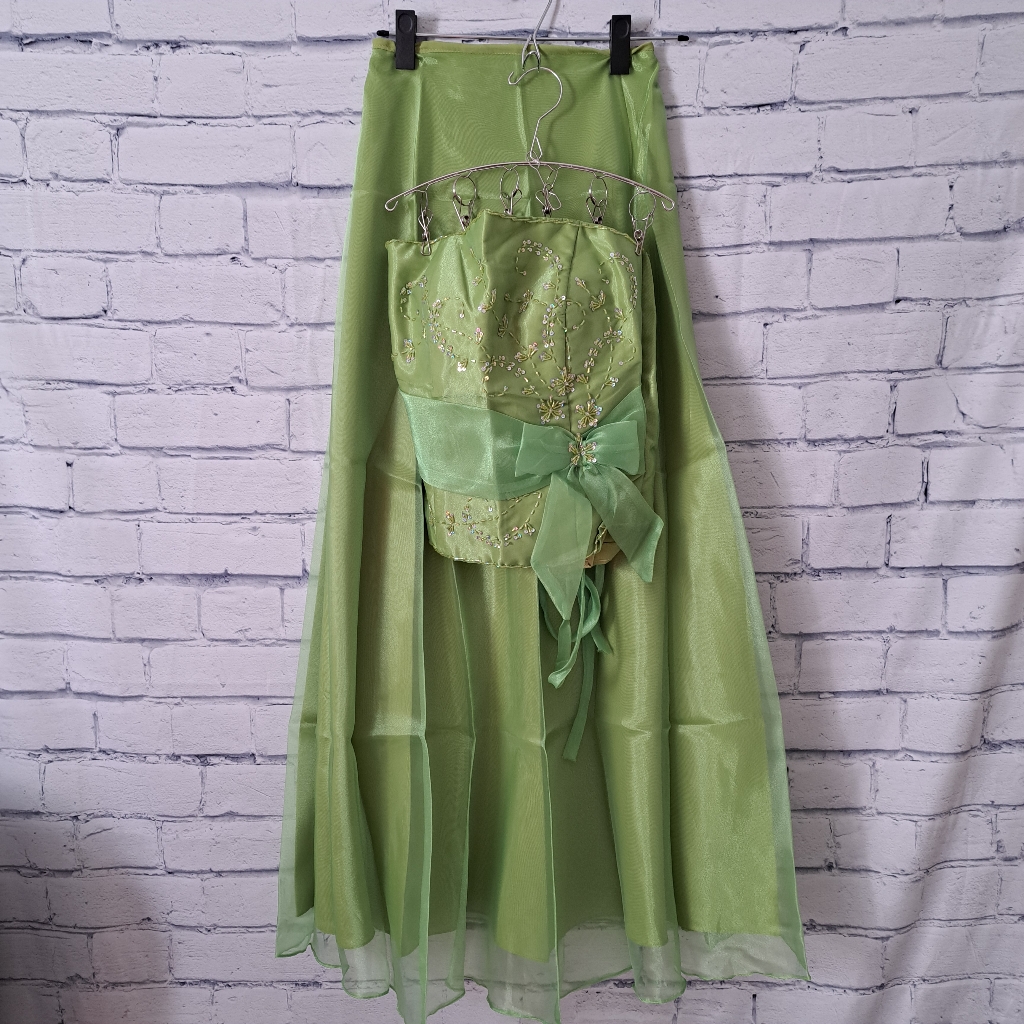 Formal Top And Skirt Green Size Xsmall
